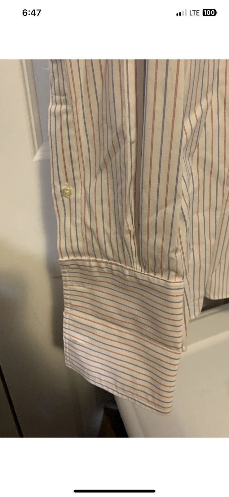 Brooks Brothers Brooks Brothers mens sz 16.5 35 button shirt french cuffs Size US L / EU 52-54 / 3 - 6 Thumbnail