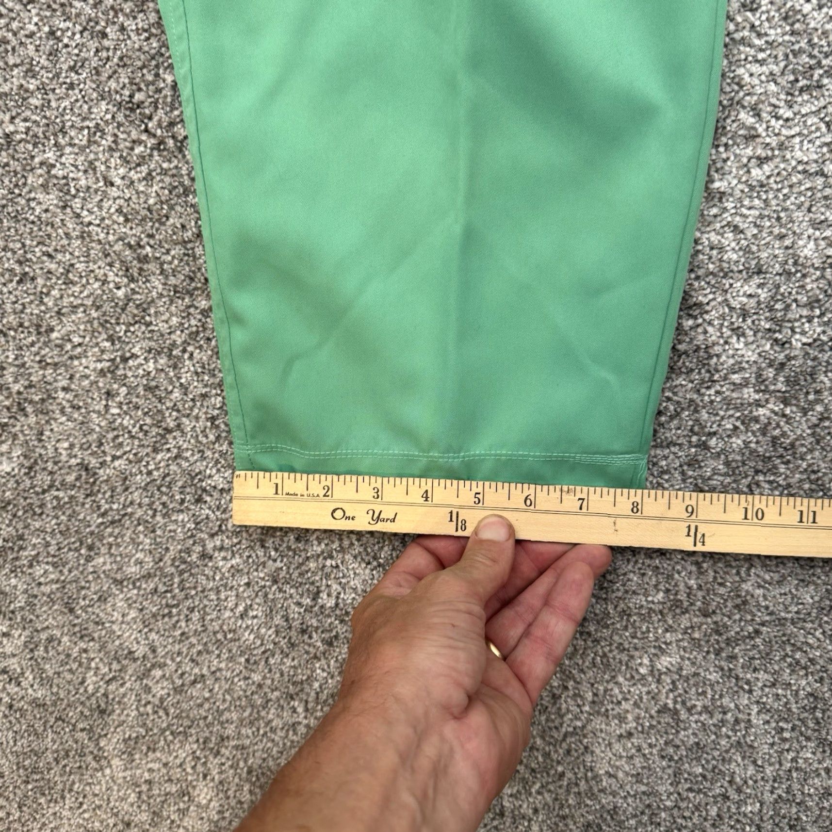 Vintage VINTAGE Rebecca Malone Capri Pants Sea Green Pockets Small Women Capris Beac h Comfy Grandmacore New Size 28" / US 6 / IT 42 - 6 Thumbnail