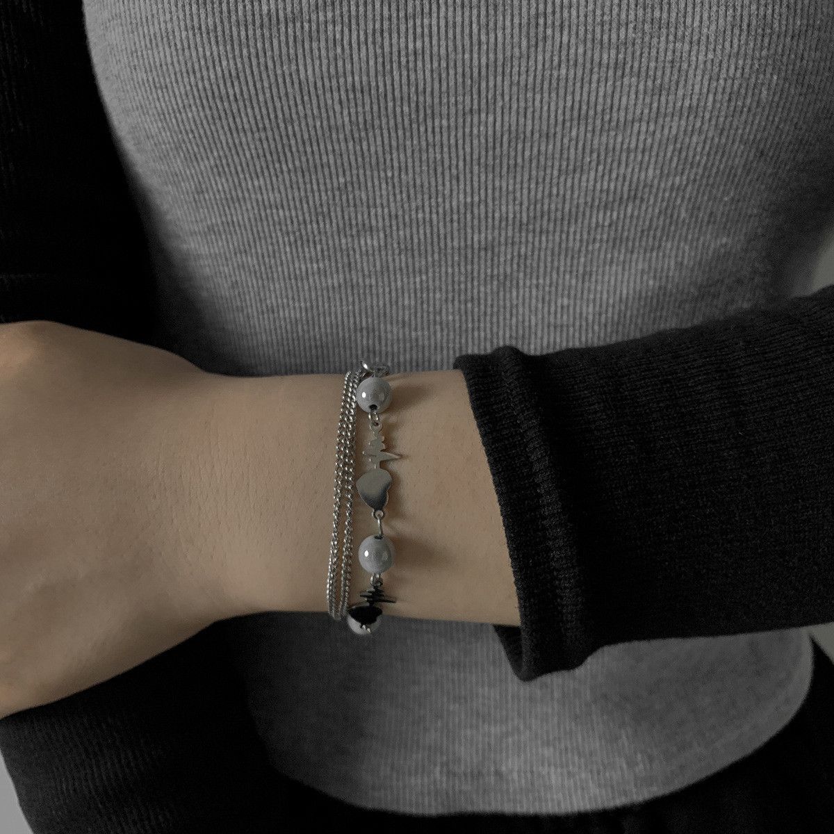Jewelry New Trend Bracelet Y2K Punk Chain Gotch Bracelets Chains Size ONE SIZE - 3 Thumbnail