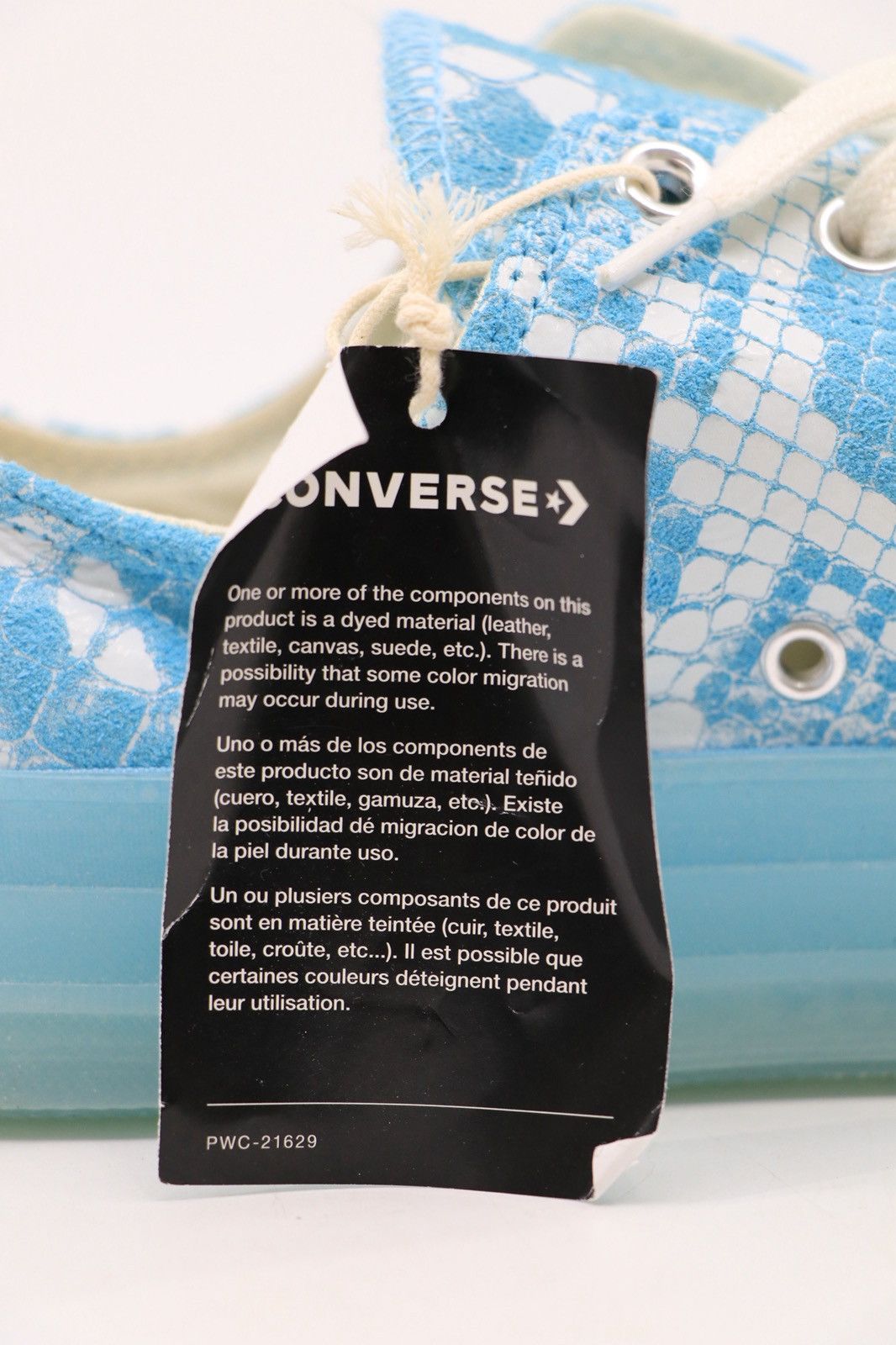 Converse × Golf le Fleur Size 12 - Converse Golf Wang x Chuck 70 Low Blue Python Size US 12 / EU 45 - 4 Thumbnail
