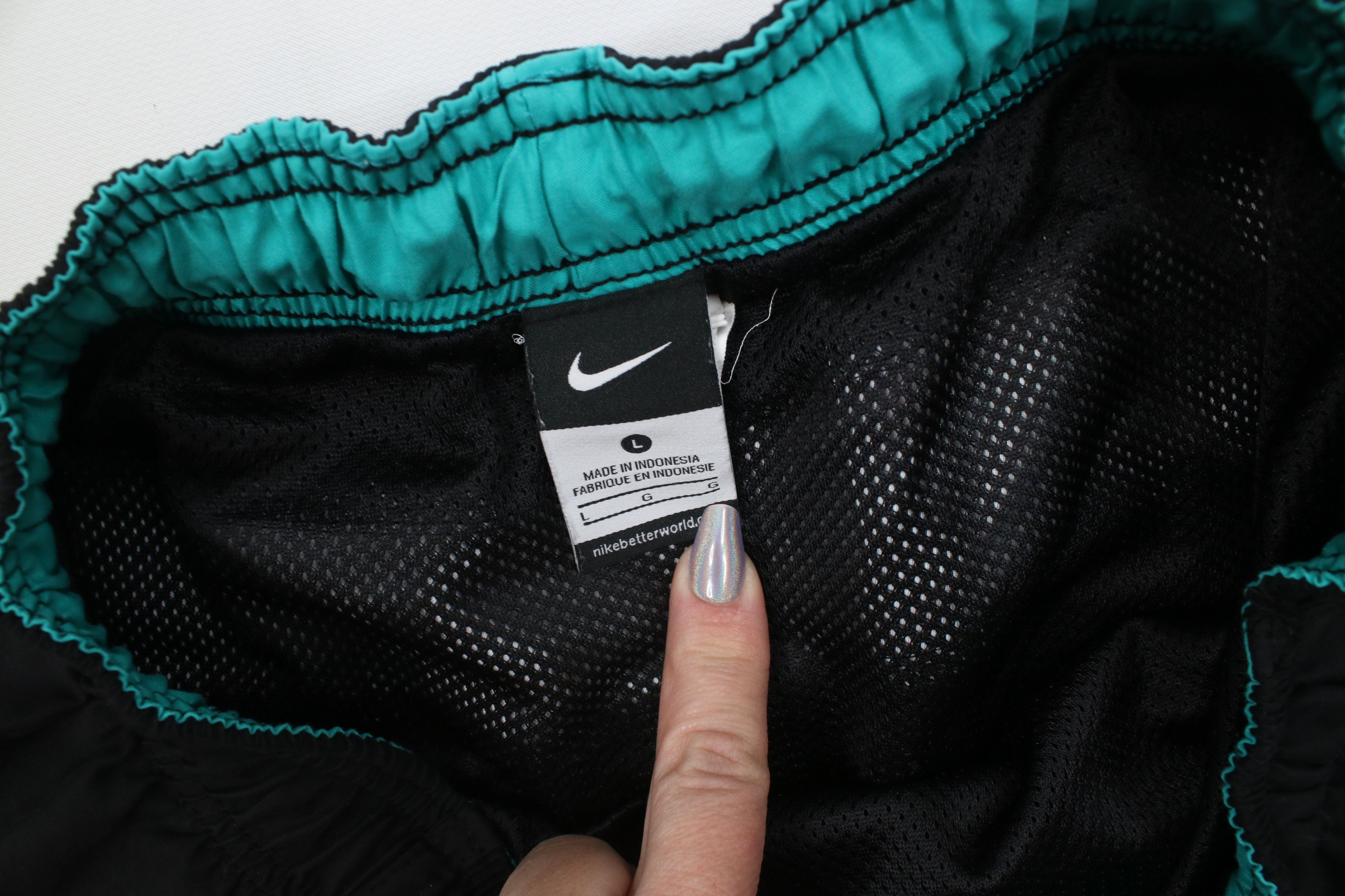 Nike Vintage Y2K Nike Scott Mini Swoosh Lined Shorts Swim Trunks Size US 34 / EU 50 - 7 Thumbnail