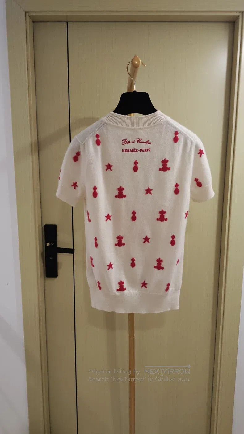 Other Hermes Back Logo Cashmere Top Size XXS / US 00 / IT 34 - 2 Thumbnail