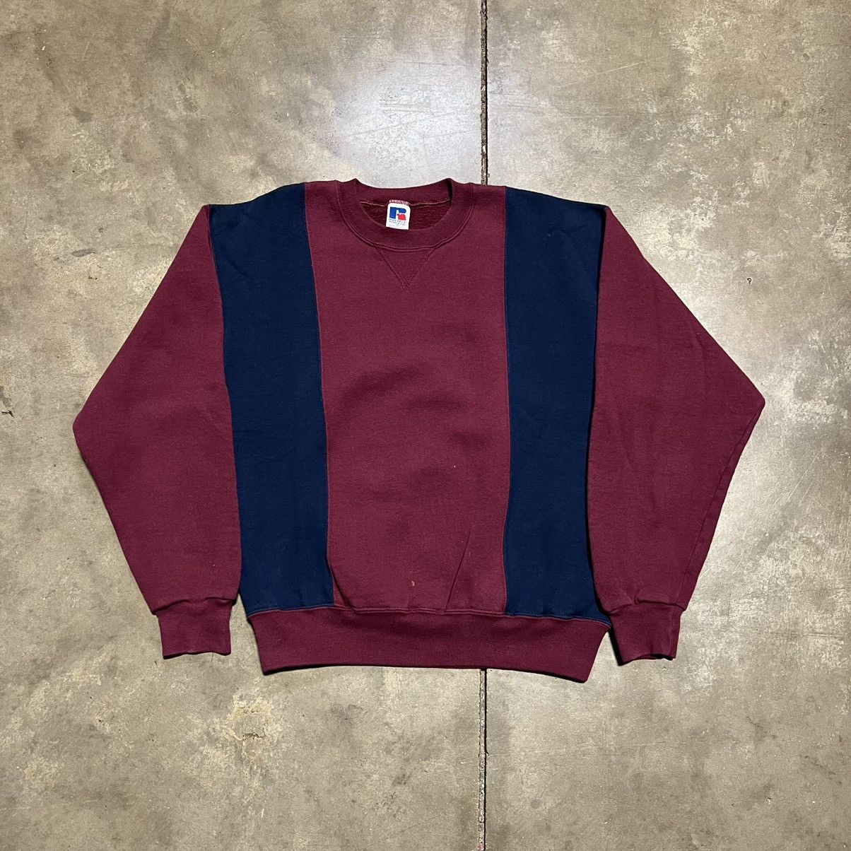 Russell Athletic Vintage Russell Athletic Crewneck Sweatshirt Striped 90s USA Size US M / EU 48-50 / 2 - 6 Thumbnail