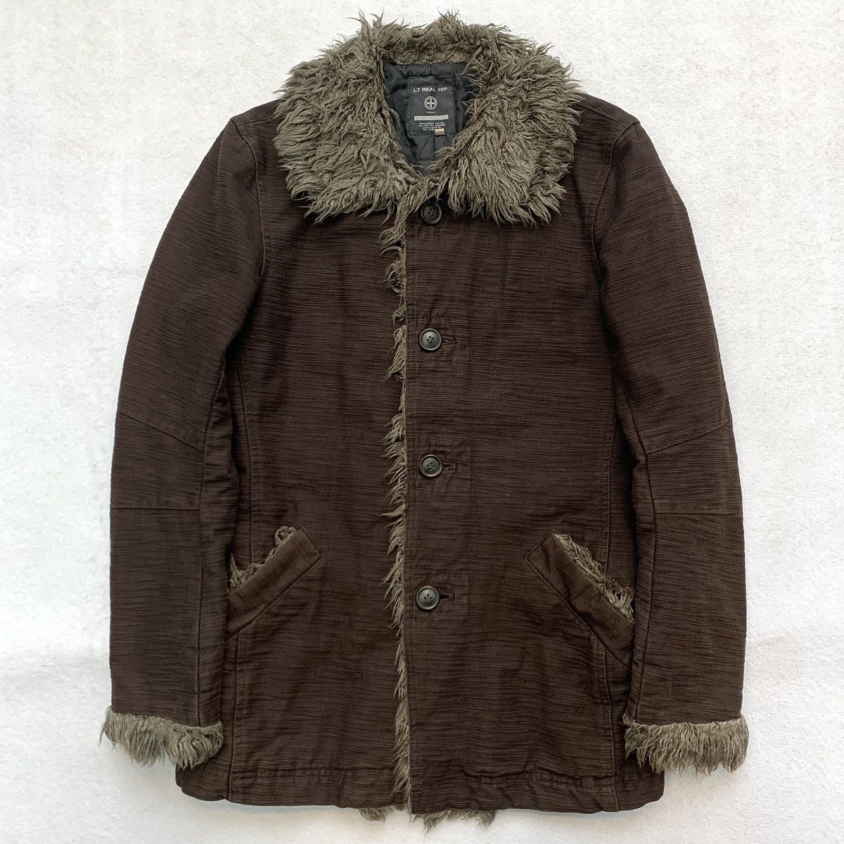 L7 Real Hip 2000s L7 Real Hip Faux Fur Trim Jacket Size US M / EU 48-50 / 2 - 1 Thumbnail
