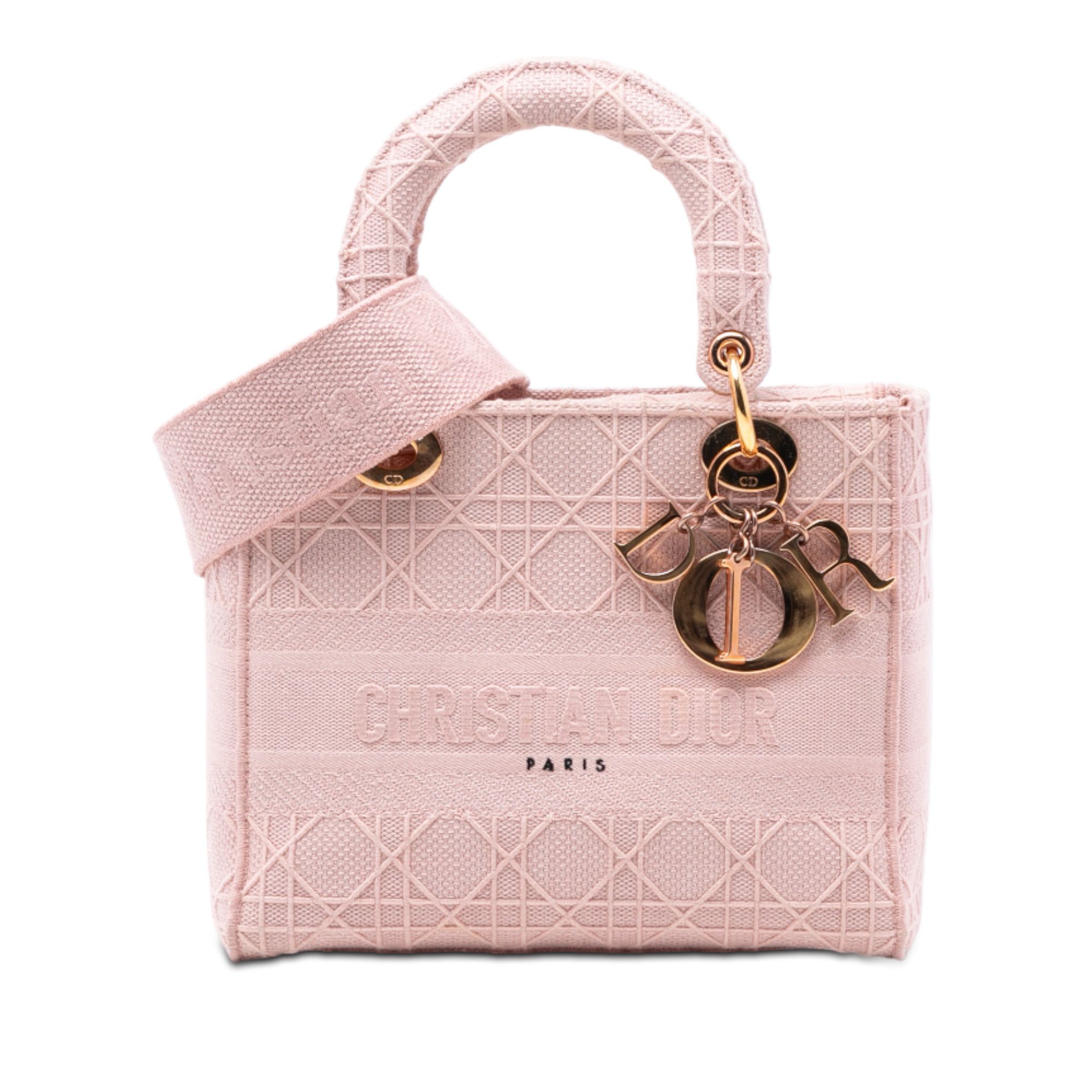 Dior Medium Canvas Cannage Lady D Lite