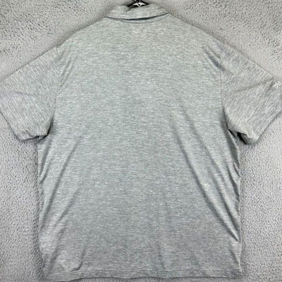 Under Armour VINTAGE Under Armour Polo Shirt Mens 2XL Gray HeatGear Golf Rugby Loose Fit Stretch EUC Size US XXL / EU 58 / 5 - 2 Thumbnail