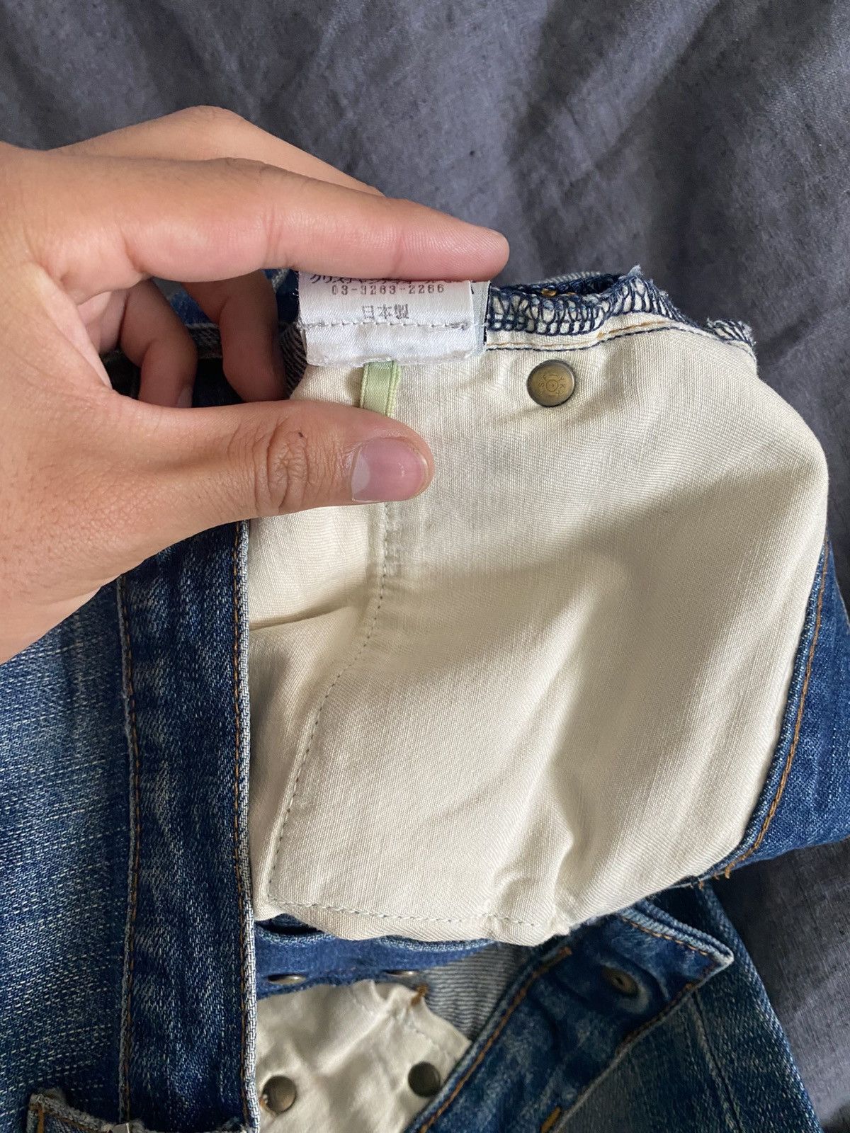 Dior hedi dior AW06 clawmark denim Size US 27 - 6 Thumbnail