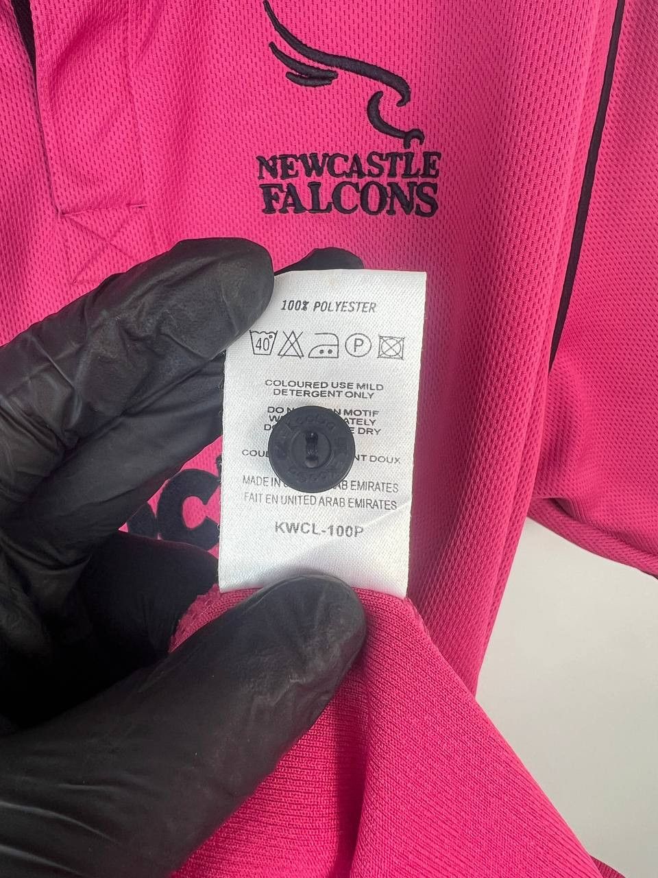 Vintage Vintage Newcastle Falcons Rugby Union Jersey Shirt Rare Mens Size US XXL / EU 58 / 5 - 4 Thumbnail