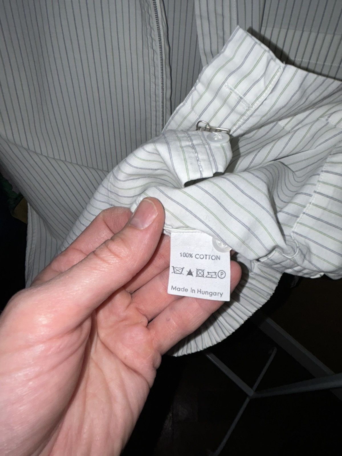 Dries Van Noten Dries Van Noten Zipped Cotton Shirt Silk Sleeves Size US S / EU 44-46 / 1 - 5 Thumbnail