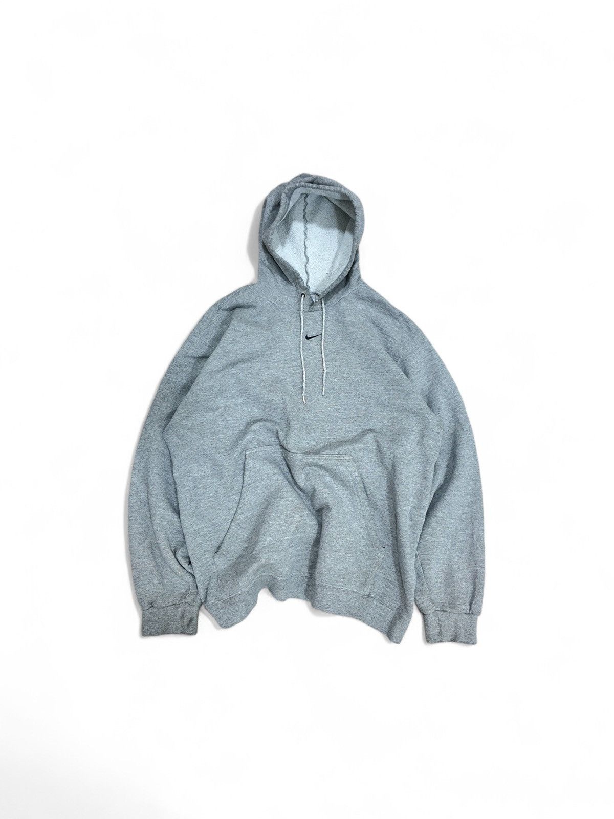 Nike × Vintage Vintage Nike Center Swoosh Hoodie Y2K Size US L / EU 52-54 / 3 - 2 Thumbnail