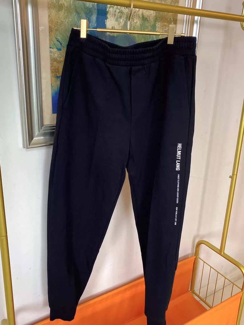 Helmut Lang HELMUT LANG sizeXL Blue elastic waist knit sportswear Size US 30 / EU 46 - 1 Thumbnail