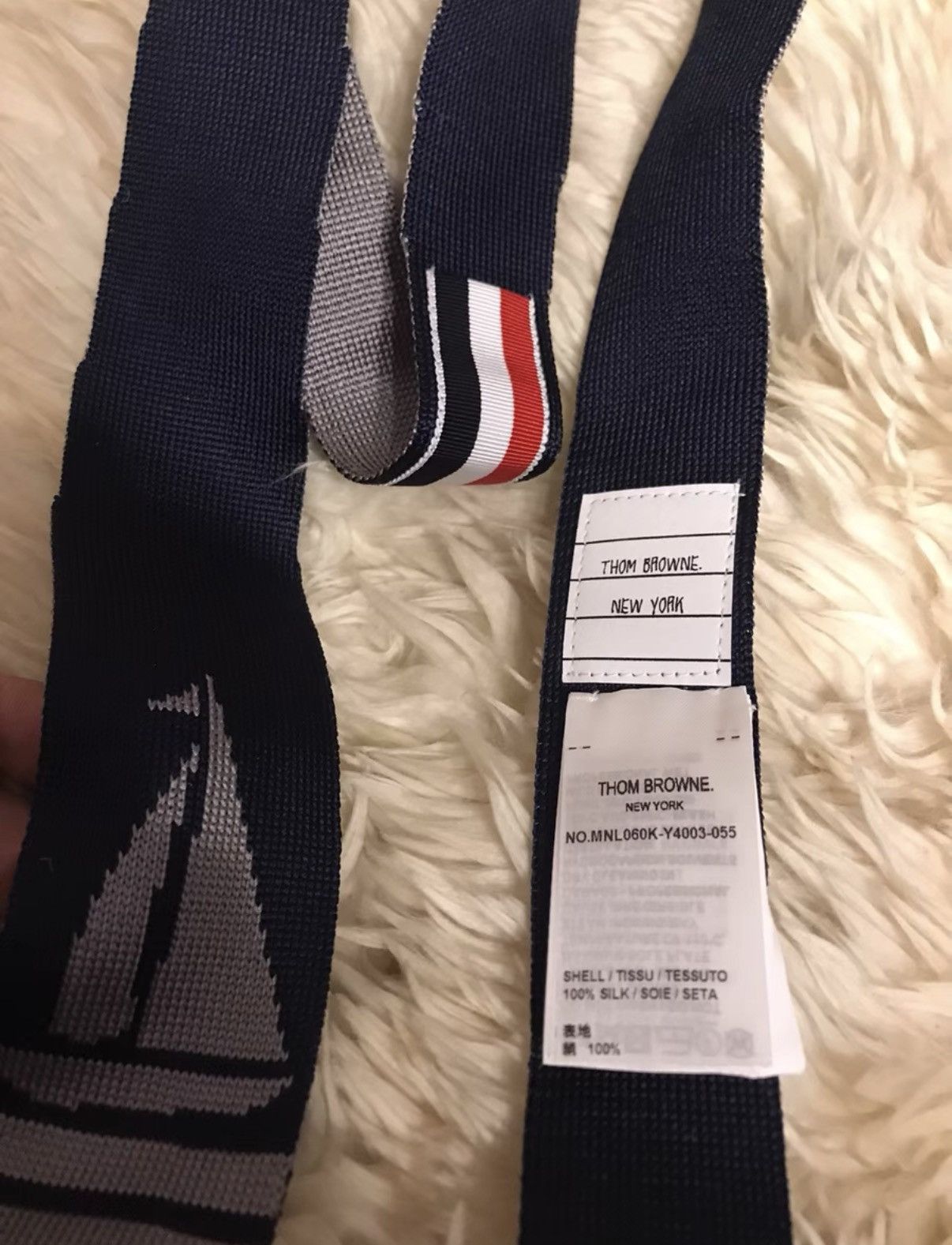 Thom Browne Thom Browne Tie Size ONE SIZE - 3 Thumbnail
