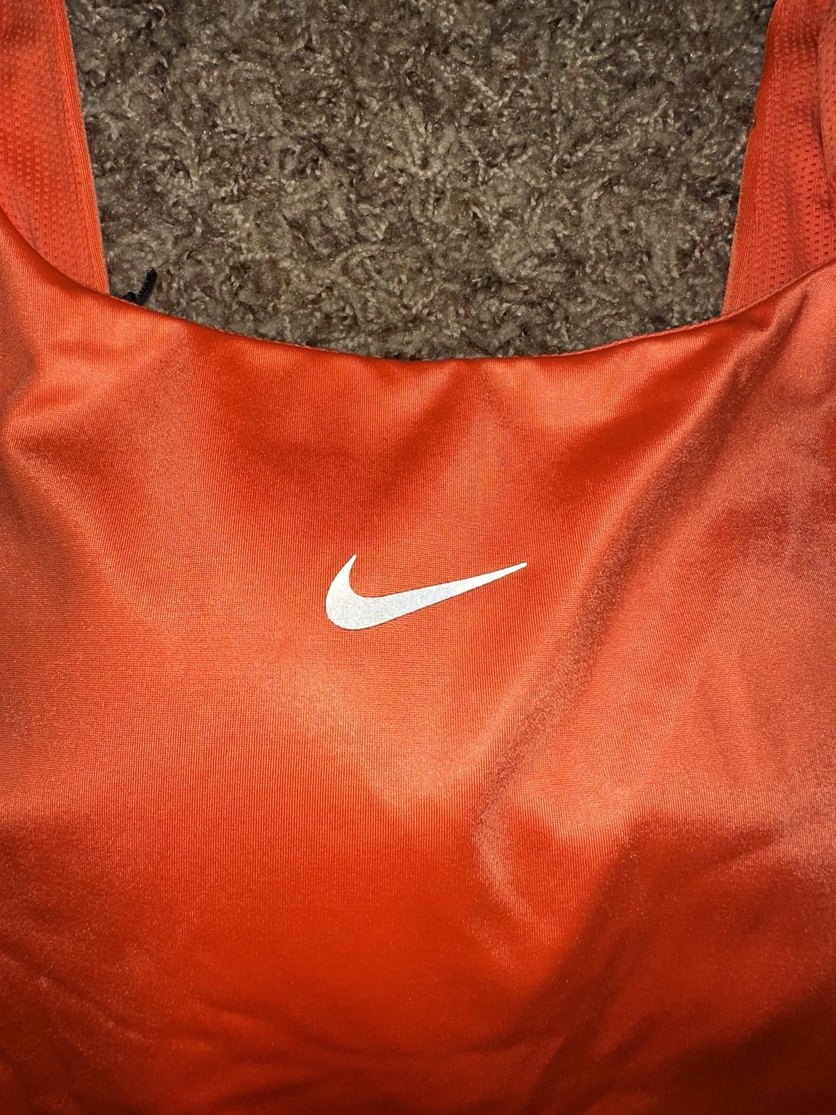 Nike Nike Women’s Swoosh City Ready Electro Orange Sports Bra Top Size ONE SIZE - 3 Thumbnail