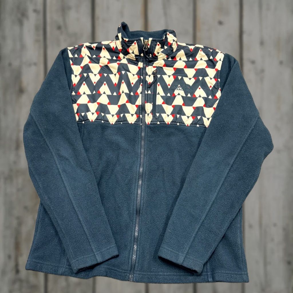 The North Face The North Face Jacket Mens Medium Multicolor Aztec Fleece Full Zip Outdoor Size US M / EU 48-50 / 2 - 1 Thumbnail