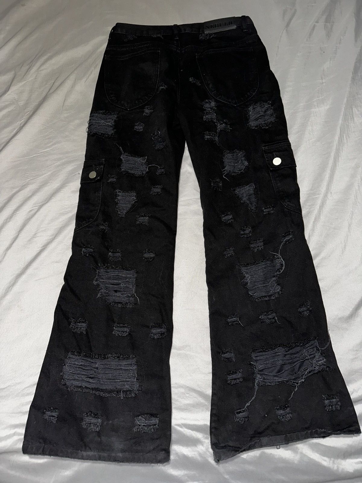 Japanese Brand Nebulic Distressed Jeans Size US 32 / EU 48 - 2 Thumbnail