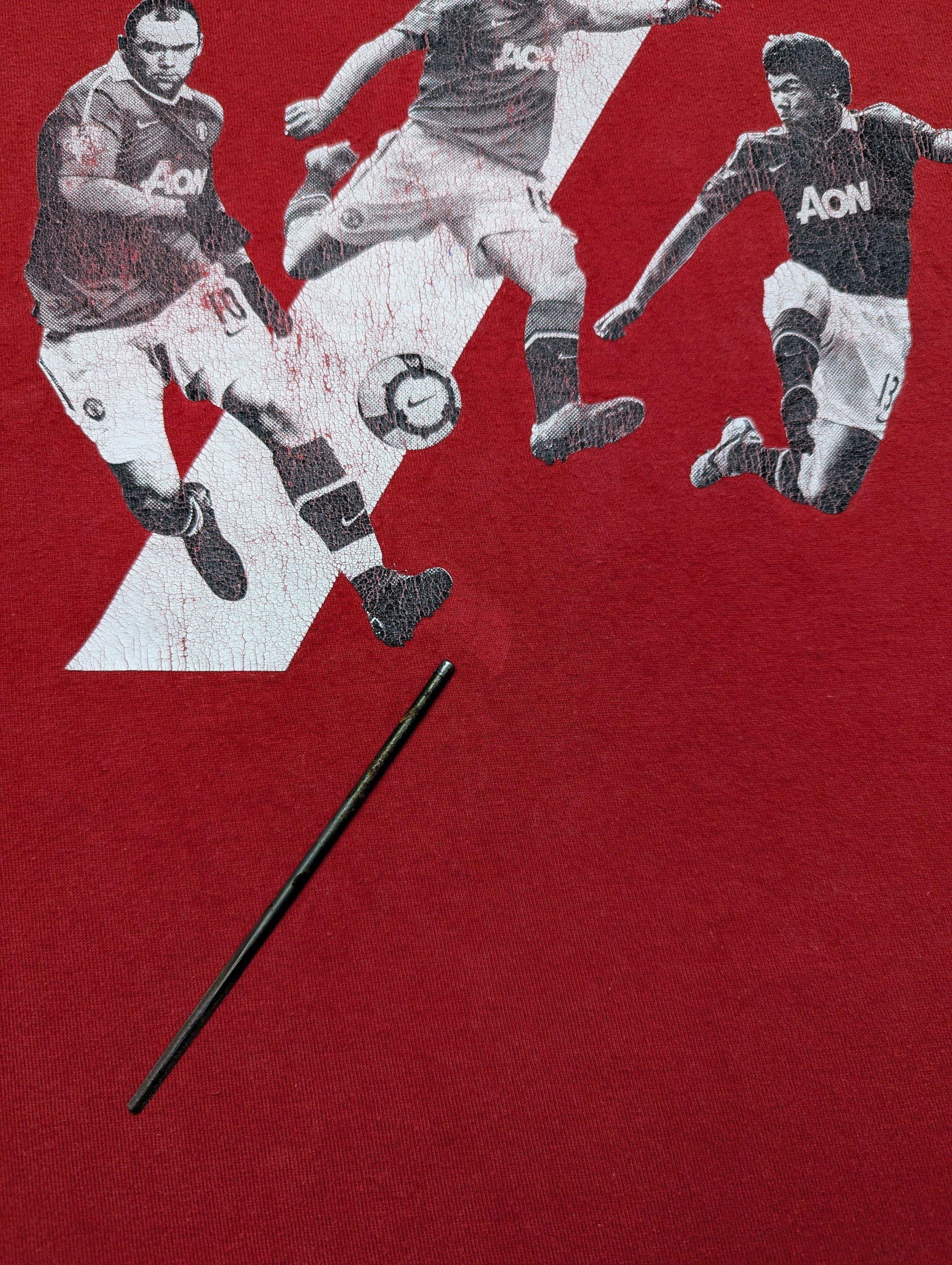 Nike 2010 Nike Manchester United Premier Cup T Shirt Size US L / EU 52-54 / 3 - 7 Thumbnail