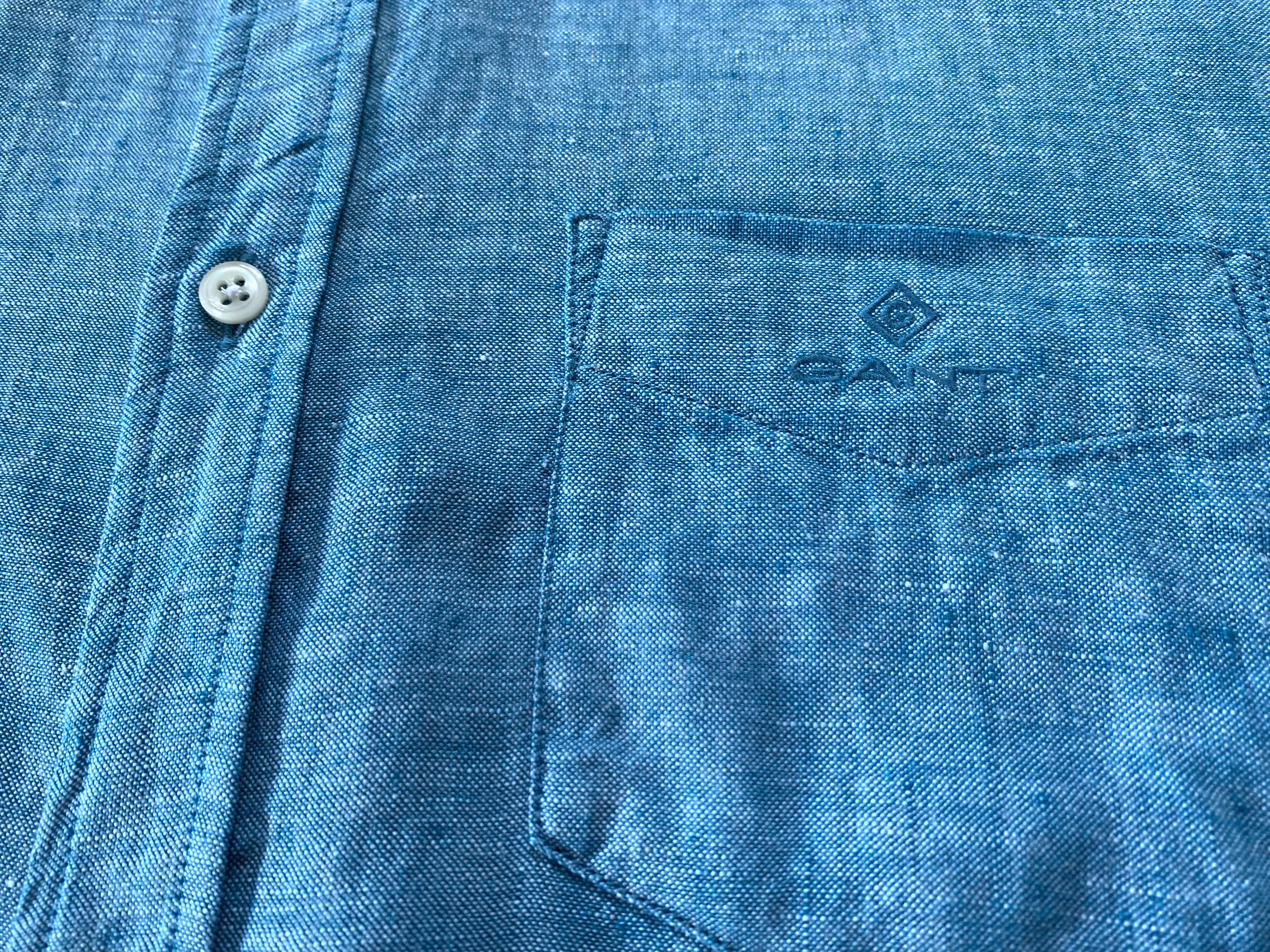 Gant Gant Regular Linen Summer Short Sleeve Shirt Size US L / EU 52-54 / 3 - 5 Thumbnail