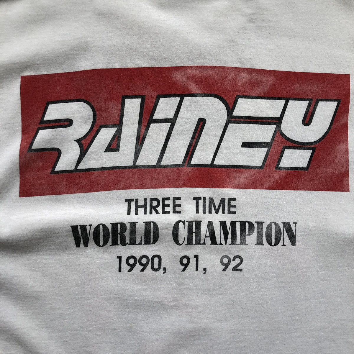 Jerzees Jerzees Wayne Rainey 1992 World Champion 500 Vintage T-Shirt Size US XL / EU 56 / 4 - 6 Thumbnail