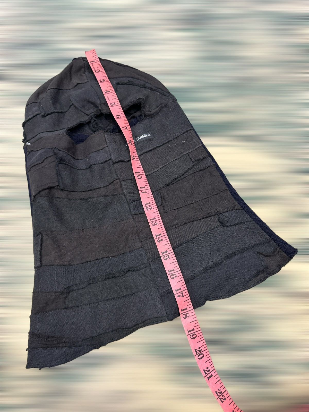 Japanese Brand CUSTOM PATCHWORKS BALACLAVA PRIME NUMBER RARE Size ONE SIZE - 5 Thumbnail