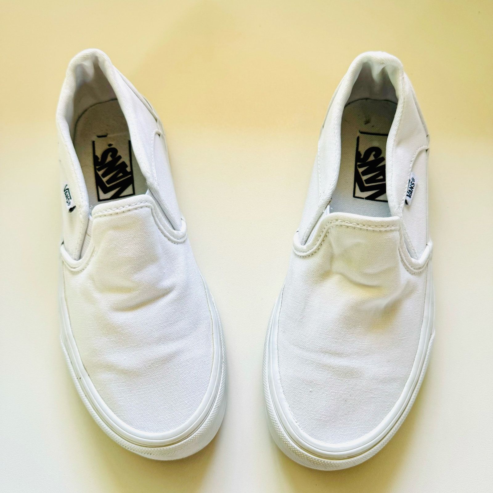 Vans VANS Classic Retro White Slip On Low Top Sneakers Shoes Size US 5.5 / IT 35.5 - 5 Thumbnail