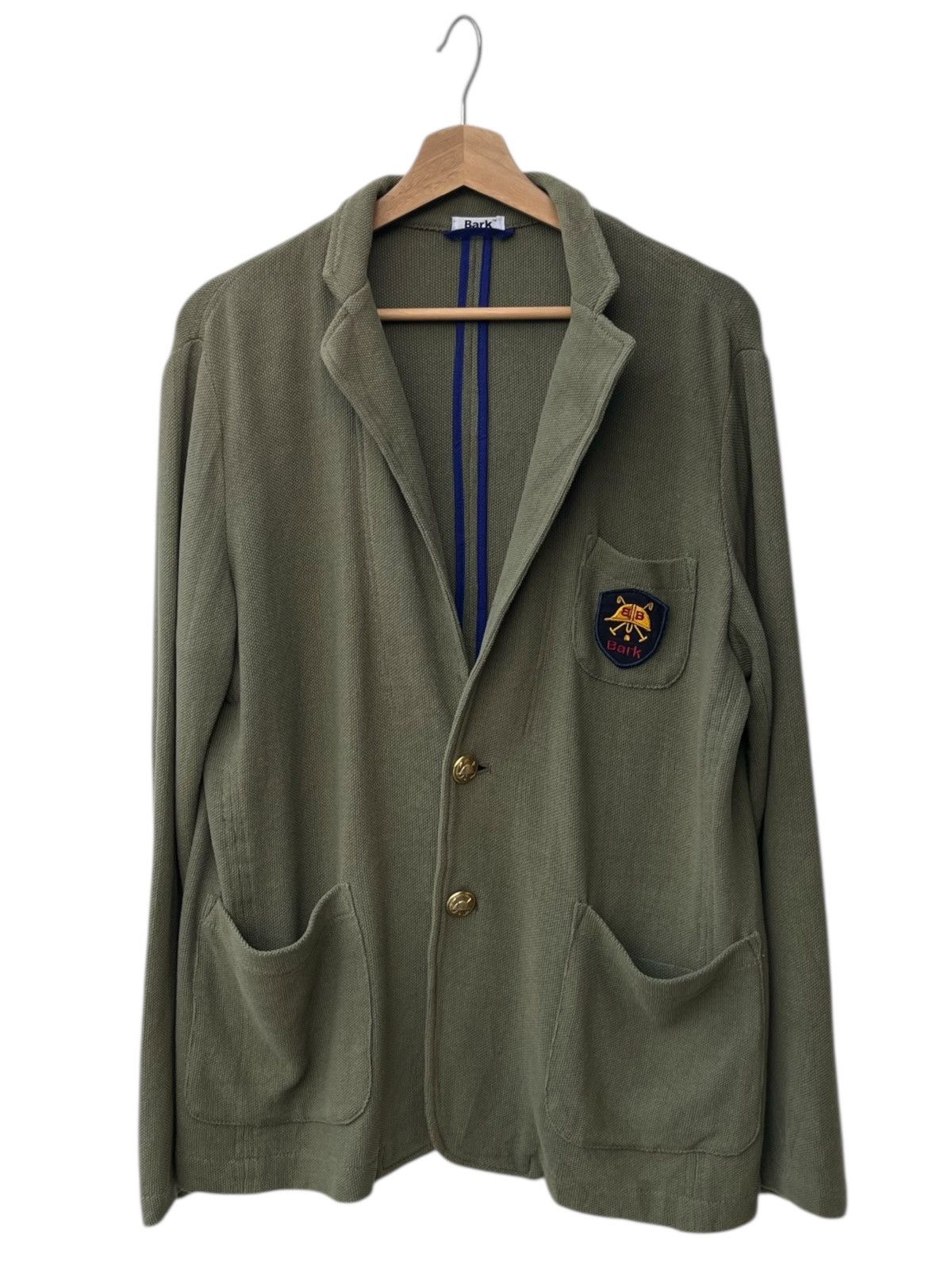Bark Bark Embroidered Patch Cardigan Blazer Jacket Size US M / EU 48-50 / 2 - 1 Thumbnail