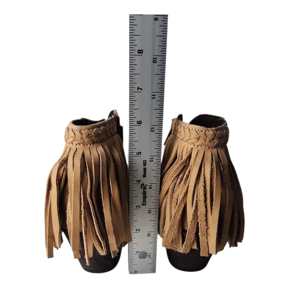 Old Gringo Old Gringo Women Genuine Leather Fringe Ankle Boots Sz 7.5 B Size US 7.5 / IT 37.5 - 6 Thumbnail