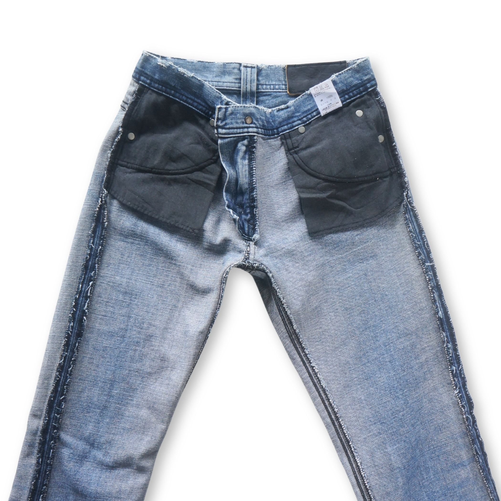 Lee Lee Flare Blue Jeans Made in Japan Size US 27 - 7 Thumbnail