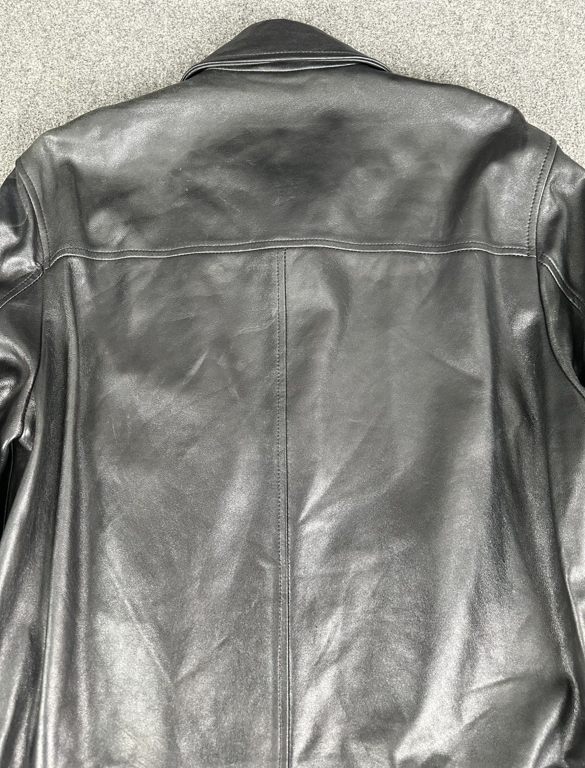 Balenciaga Balenciaga - Nicolas Ghesquiere 1997 Zip-Up Leather Jacket Size US M / EU 48-50 / 2 - 16 Thumbnail