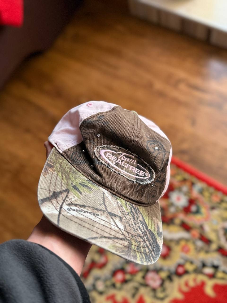 Japanese Brand VTG RealThree Camo Y2K Hat Cap Avant-Garde Size ONE SIZE - 1 Thumbnail