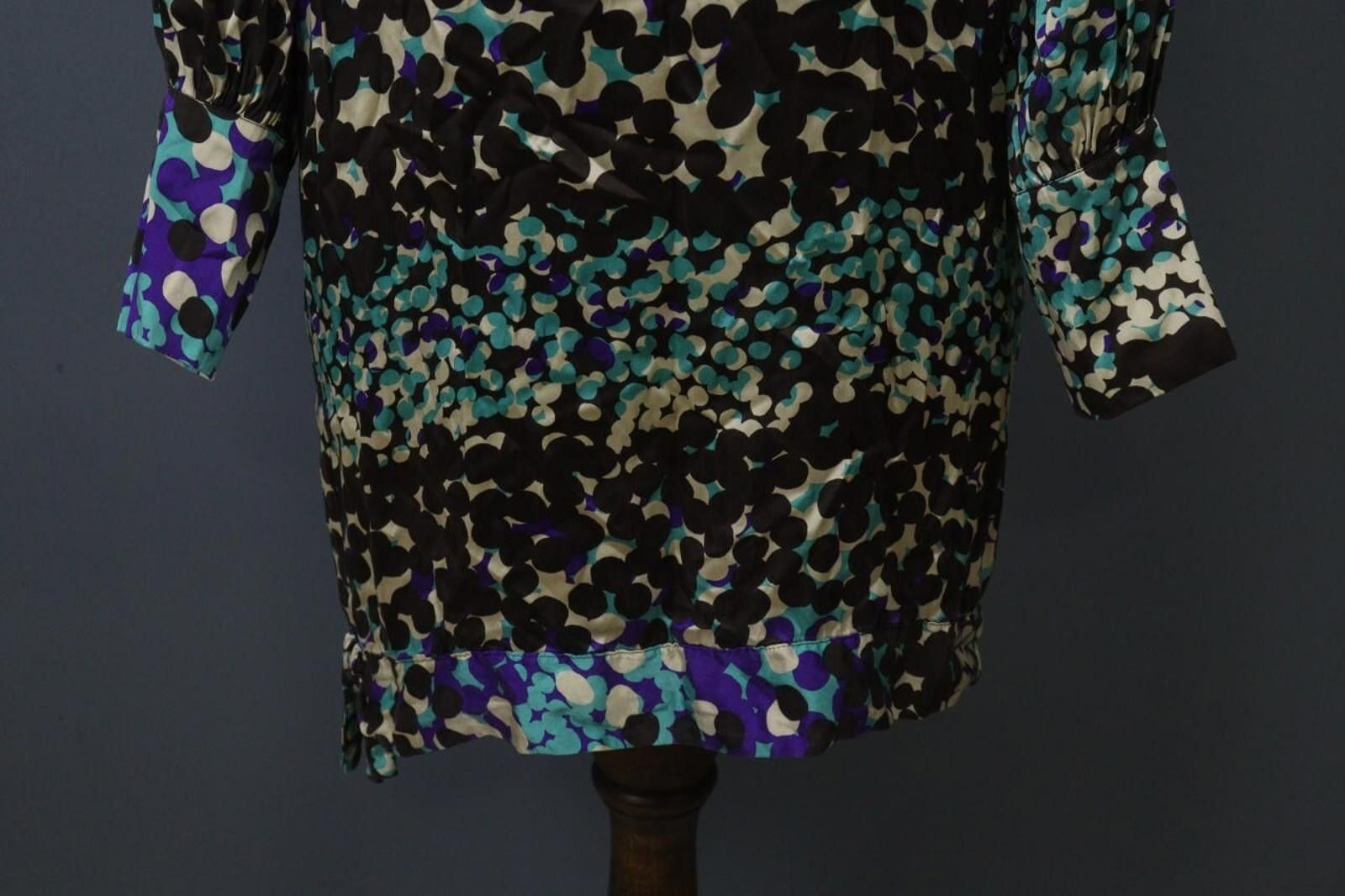 Missoni Missoni Multicolor Polka Dot 100% Cowl Shift Dress Size 6 Size M / US 6-8 / IT 42-44 - 3 Thumbnail
