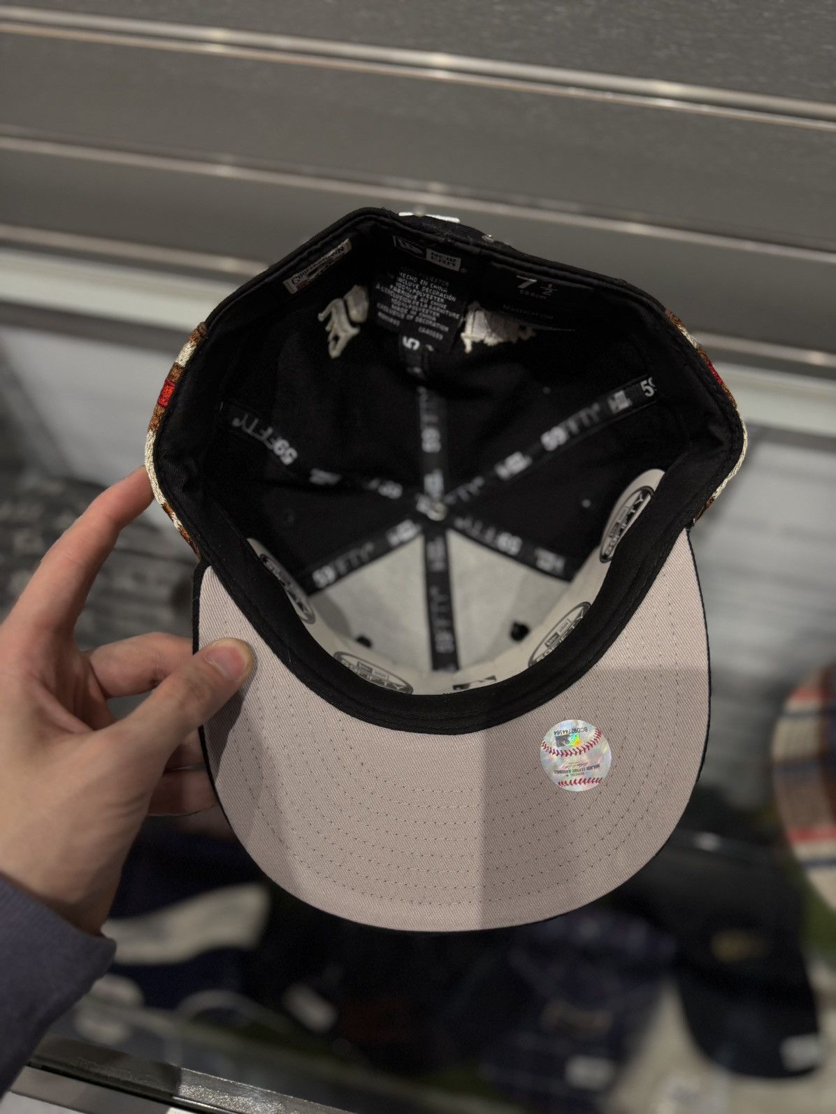 Other PAPE Fitted Hat Stone Crystal Brand New 7 1/2 Size ONE SIZE - 9 Thumbnail