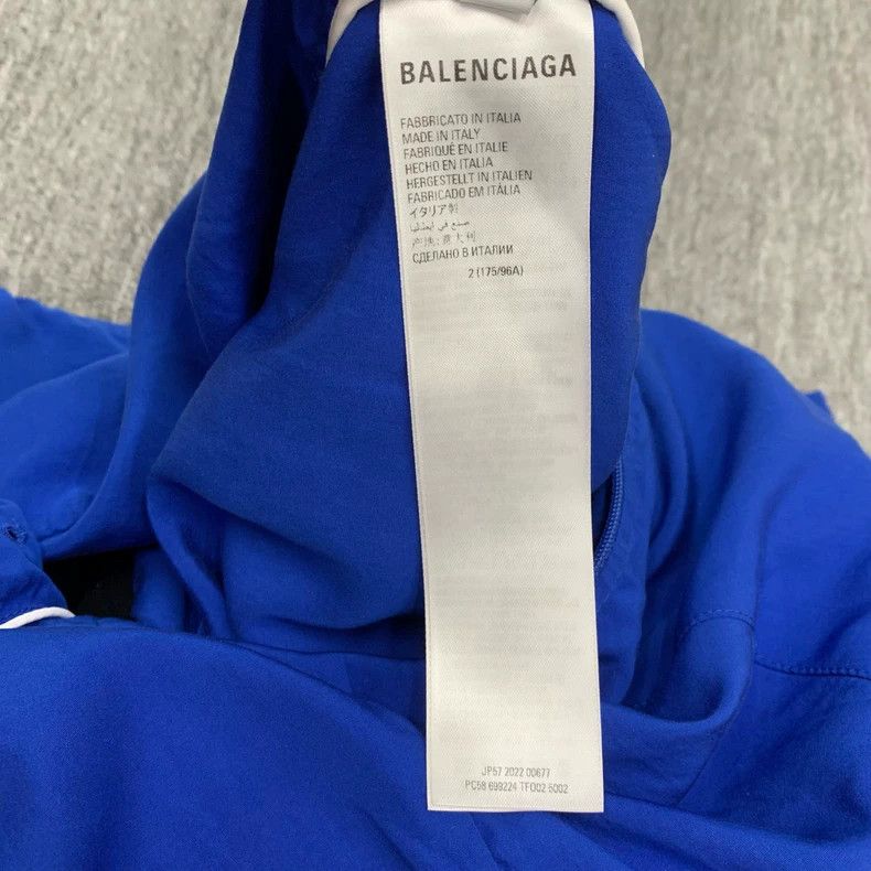 Balenciaga Balenciaga Blue windbreaker jacket Size US M / EU 48-50 / 2 - 7 Thumbnail