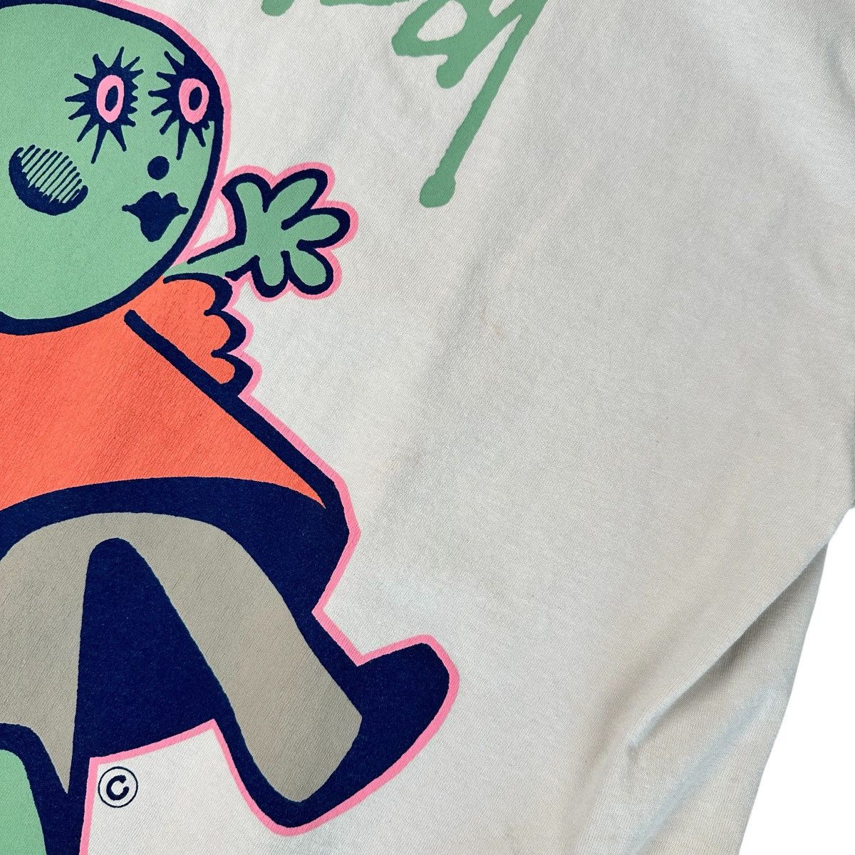 Stussy Stussy Dollie Pigment Dyed T-Shirt Natural Mens Large Skate Size US L / EU 52-54 / 3 - 2 Thumbnail