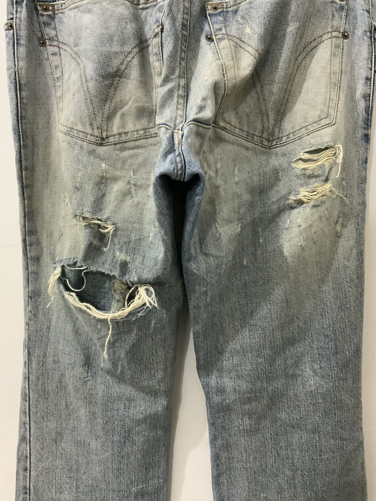 Dolce & Gabbana Dolce & Gabbana Distressed Jeans Size 32" / US 10 / IT 46 - 15 Thumbnail