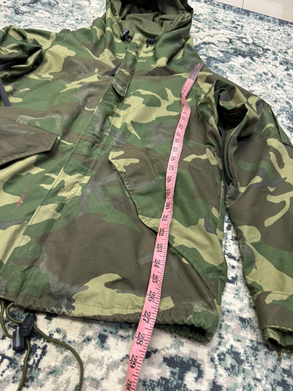 Vintage VINTAGE 1980s RAVEN IND. CAMOUFLAGE PARKA ARMY 3G0002 Size US L / EU 52-54 / 3 - 8 Thumbnail