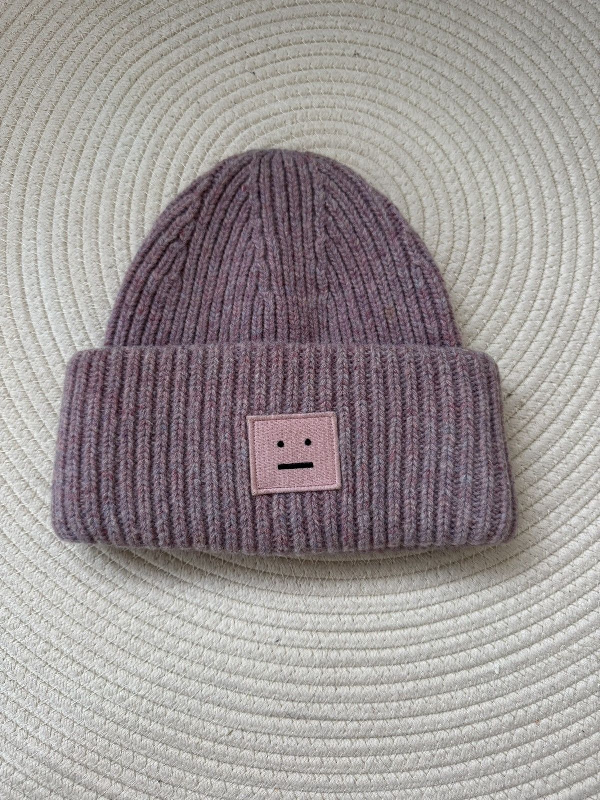 Acne Studios Acne Studios wool knit beanie hat in purple Size ONE SIZE - 5 Thumbnail