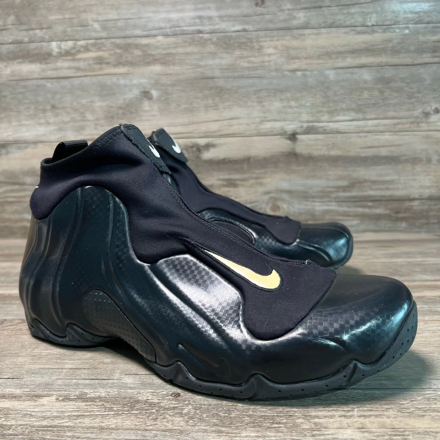 Nike Nike Air Flightposite 1 Carbon Black Size 43 Size US 9.5 / EU 42-43 - 2 Thumbnail