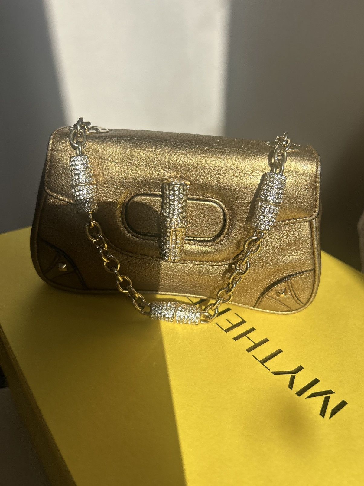 Gucci Vintage bronze pursewiyh swarovskichsin Size ONE SIZE - 15 Thumbnail