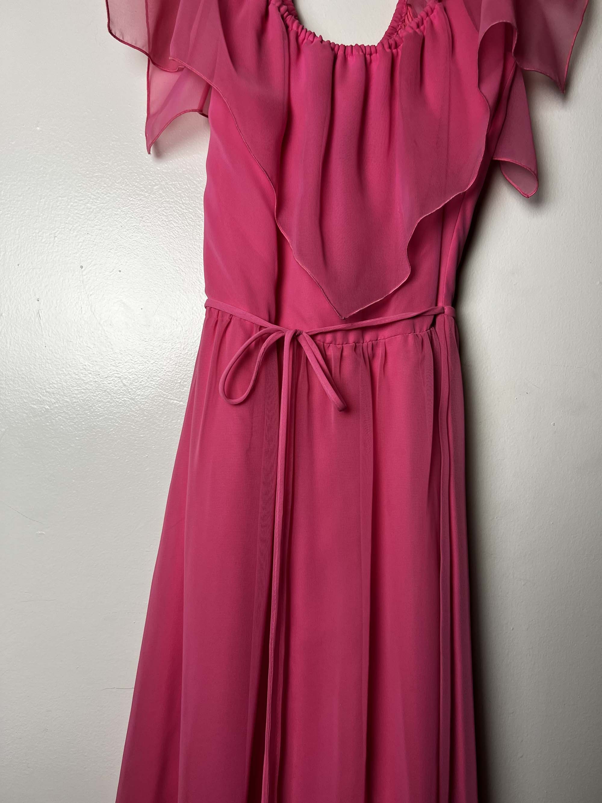 Vintage NEW with Tags Vintage 1960's Pink House of Bianchi Gown Size M / US 6-8 / IT 42-44 - 4 Thumbnail