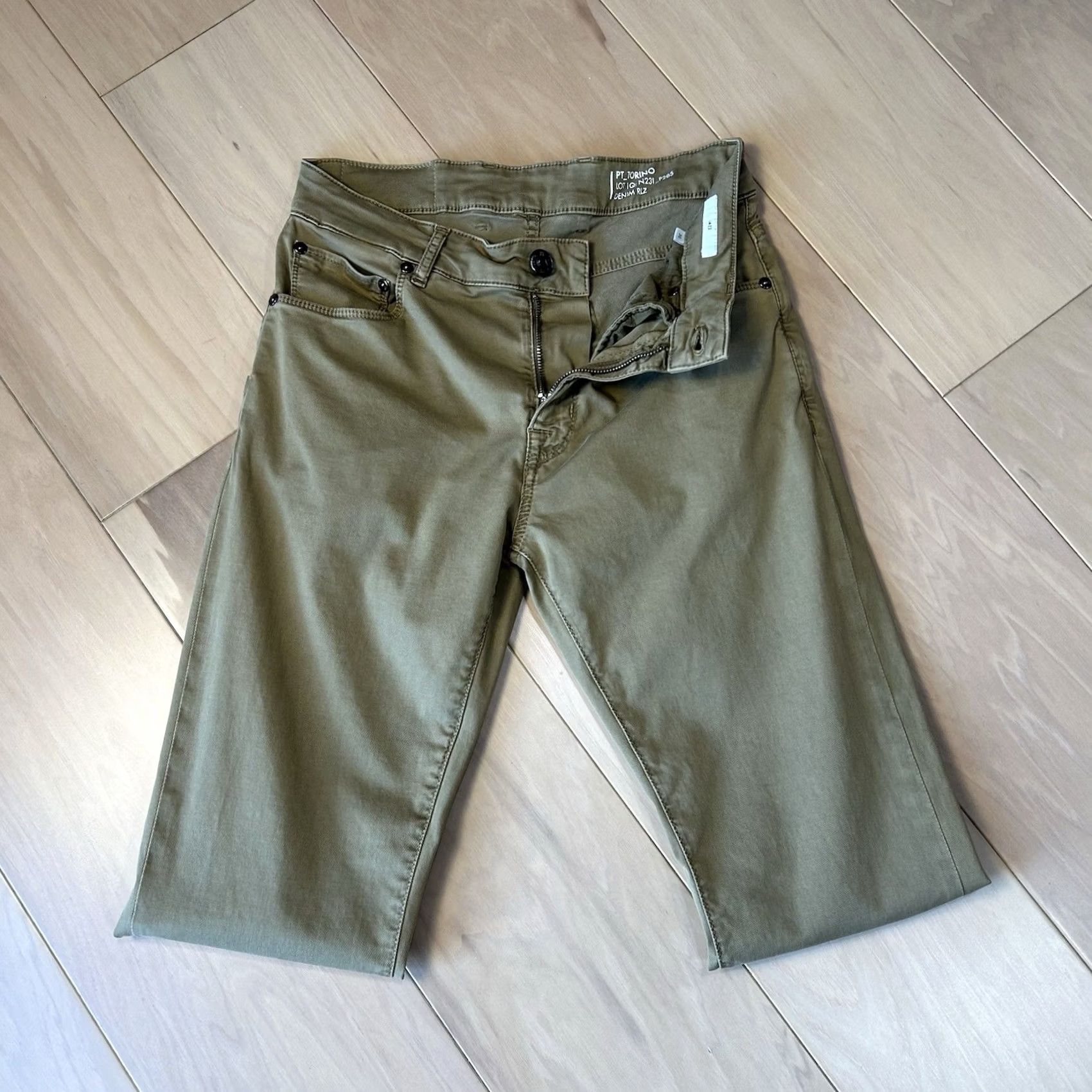 PT Torino PT Torino Pants Mens 30 Tan Jazz Denim RLZ Pocket Men 30x28 Size US 30 / EU 46 - 4 Thumbnail
