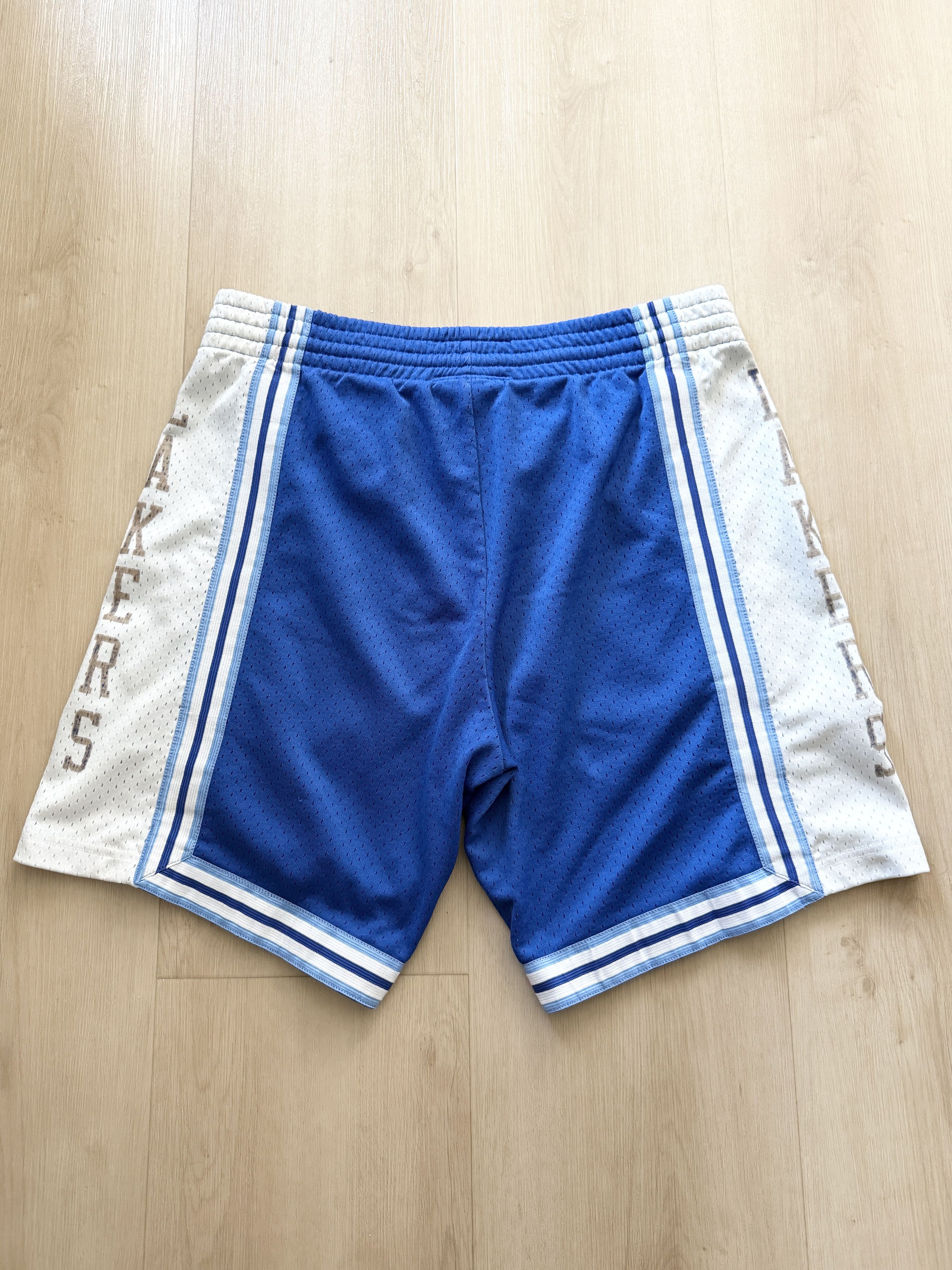 Mitchell & Ness STEAL! '96-97 NBA Los Angeles Lakers Swingman Shorts Size US 34 / EU 50 - 2 Thumbnail