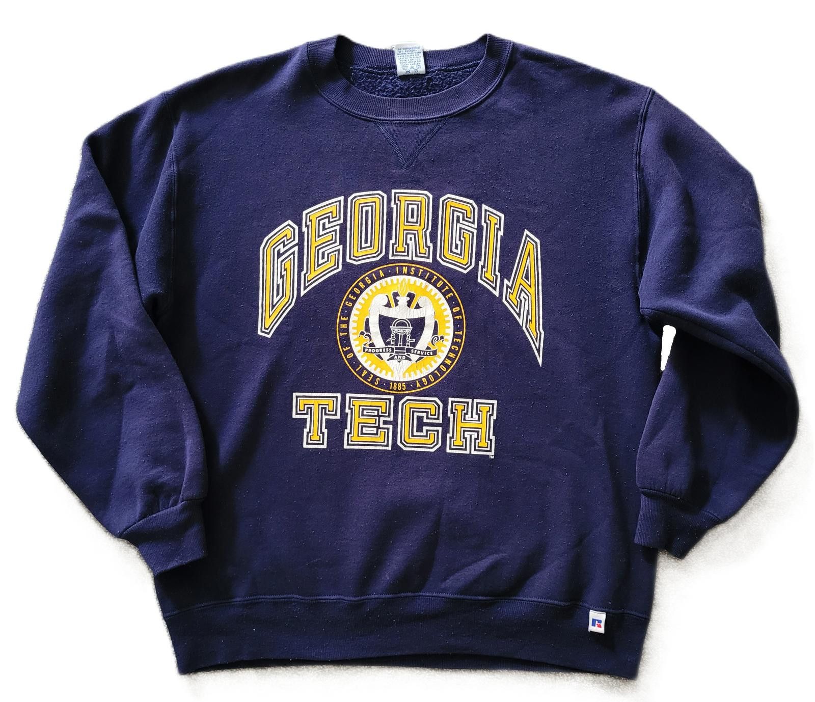 Russell Athletic Russell Athletic Men’s Large Georgia Tech Sweatshirt Navy Size US L / EU 52-54 / 3 - 1 Thumbnail