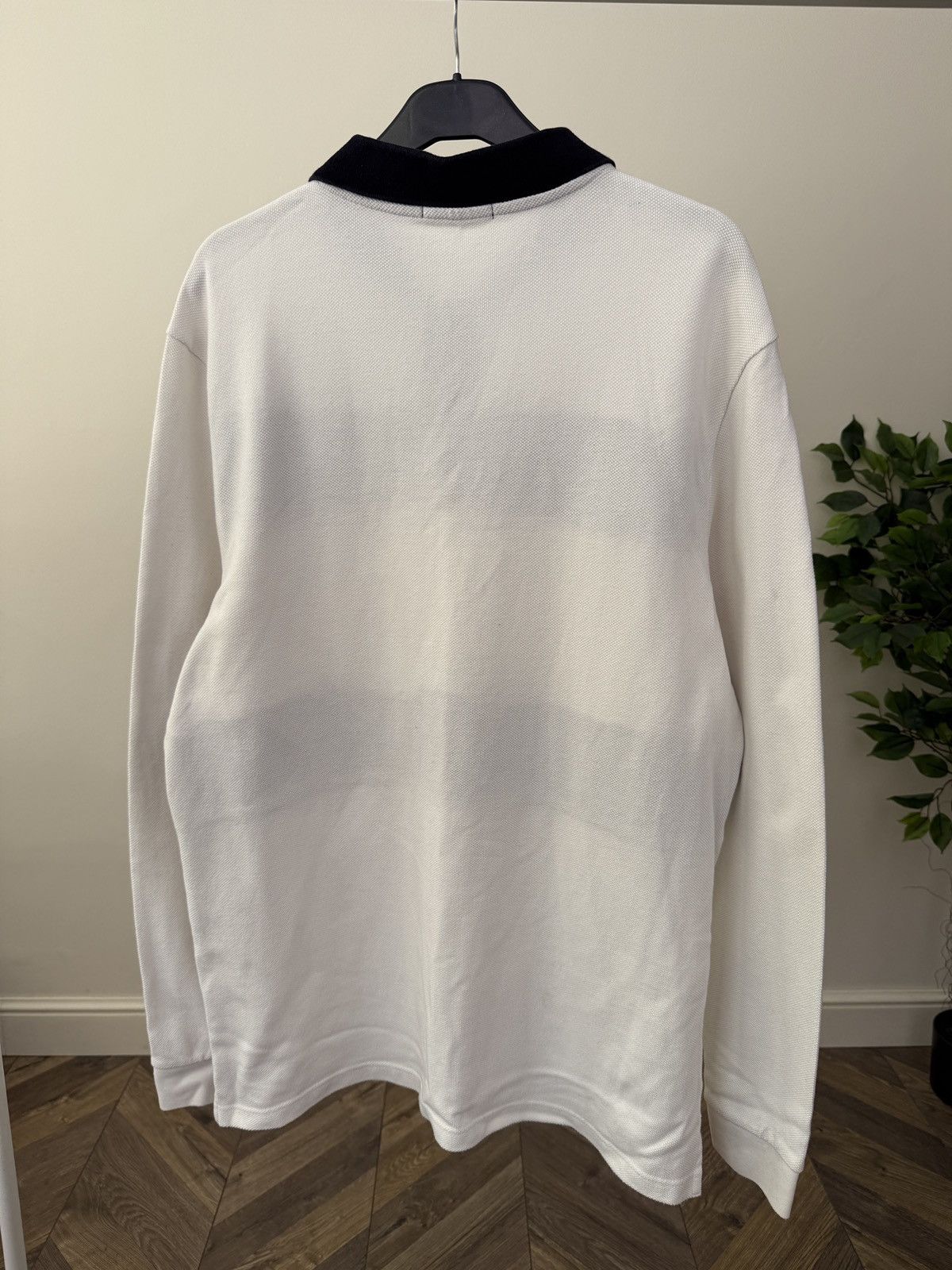 Fred Perry Vintage Fred Perry White Long Sleeve Polo Shirt Logo Tape Size US L / EU 52-54 / 3 - 8 Thumbnail