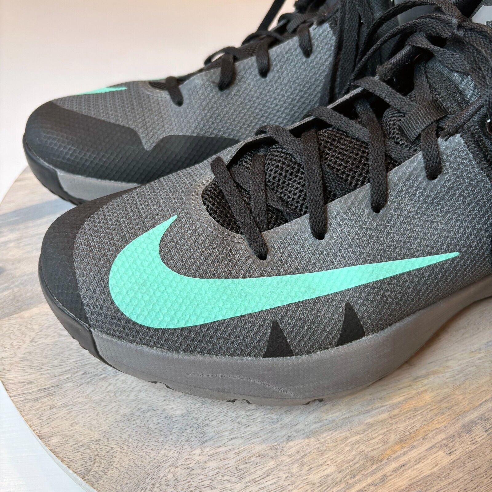 Nike Nike Men's KD Trey 5 VI Grey Green Glow Sneakers Size 11.5 Size US 11.5 / EU 44-45 - 9 Thumbnail