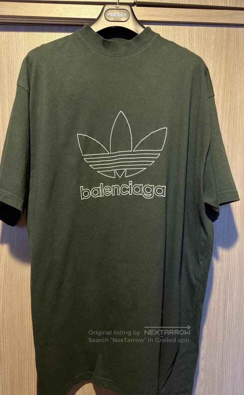 Balenciaga Balenciaga Logo Letter Print Round Neck Short Sleeve T-Shi Size US M / EU 48-50 / 2 - 1 Thumbnail