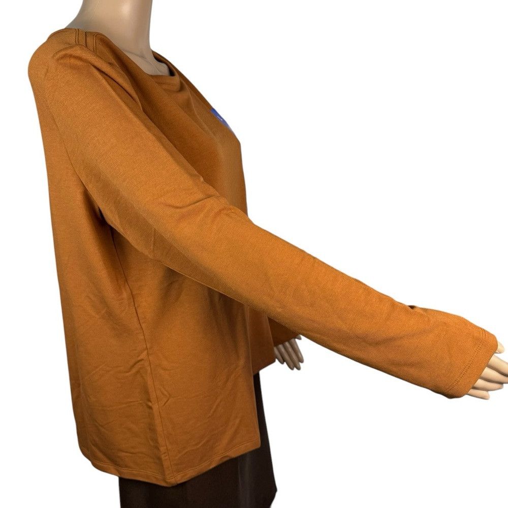 Banana Republic NWT New Banana Republic Long Sleeve Brown Top Size L Size L / US 10 / IT 46 - 4 Thumbnail