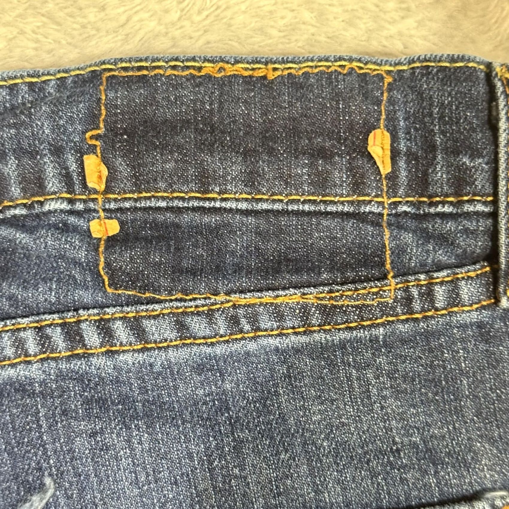 Levi's Levi'S Jeans Mens 42x30 Blue Stretch Denim Straight Leg Medium Wash Casual - Great Condition Size US 42 / EU 58 - 5 Thumbnail