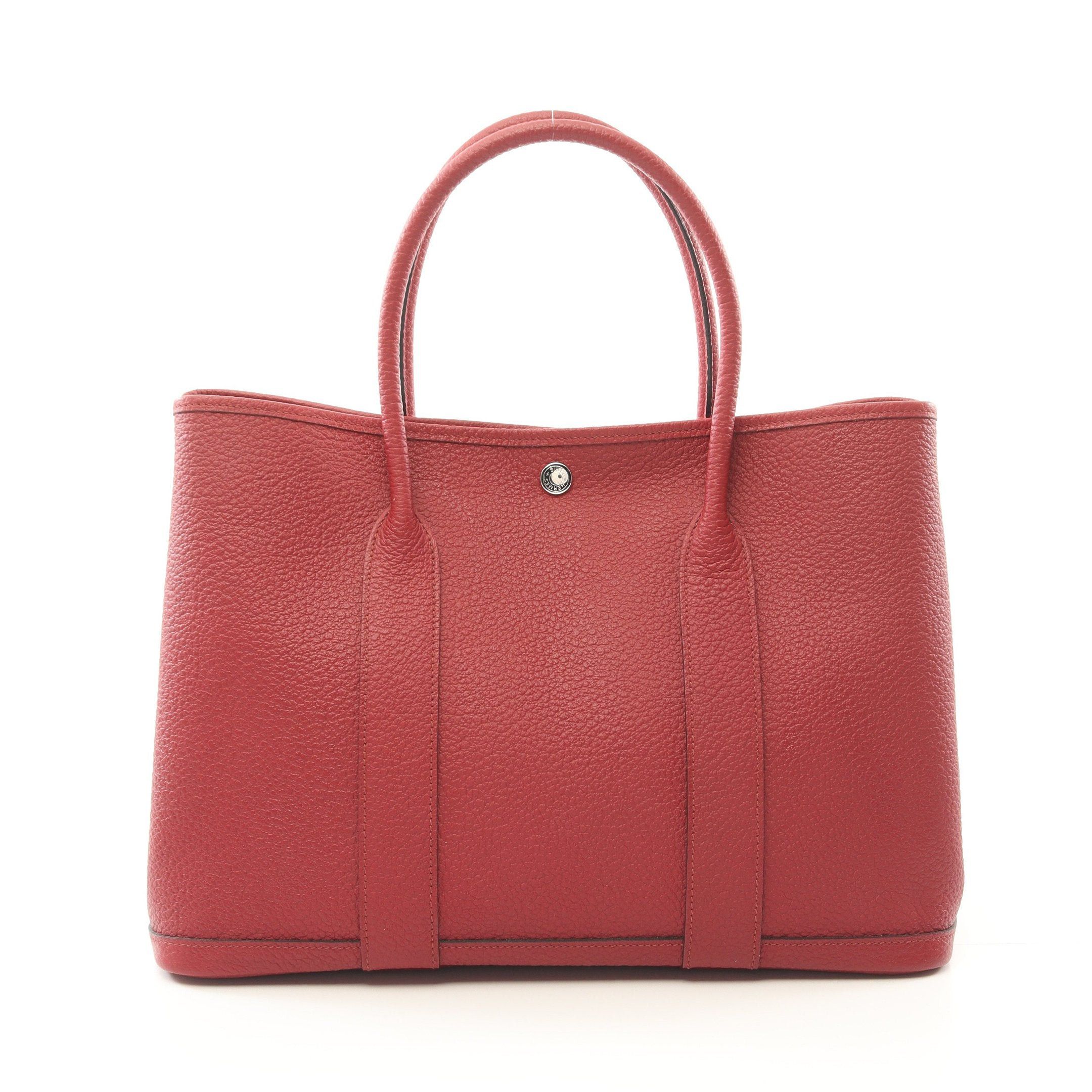 Hermes Hermes Garden Party Pm Rouge Garance Handbag Tote Bag Vash Country Red Silver Hardware D Stamp Size ONE SIZE - 1 Thumbnail