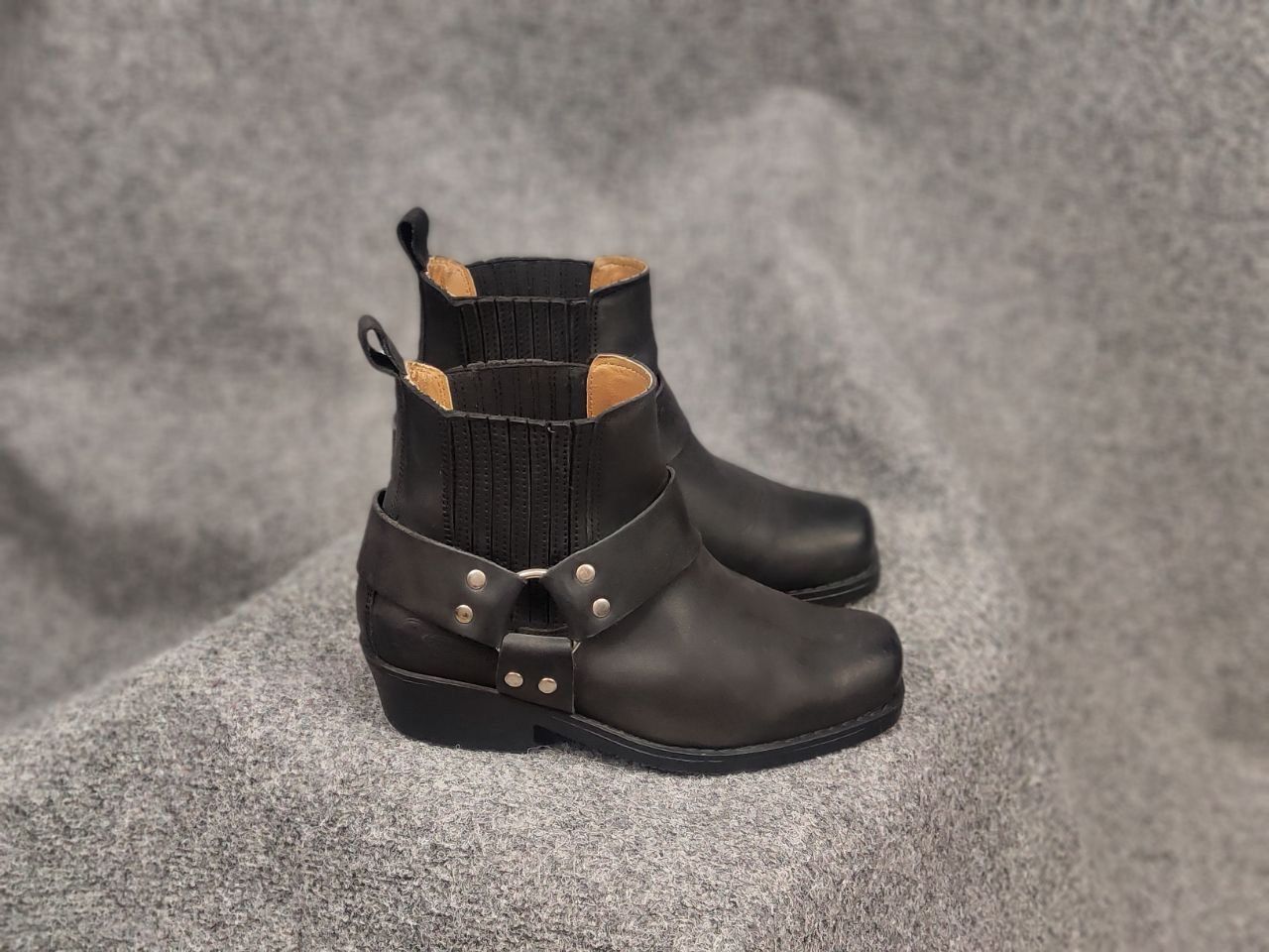 Vintage Kochmann Spain Design Western Ankle Leather Vintage Boots Size US 7 / IT 37 - 2 Thumbnail