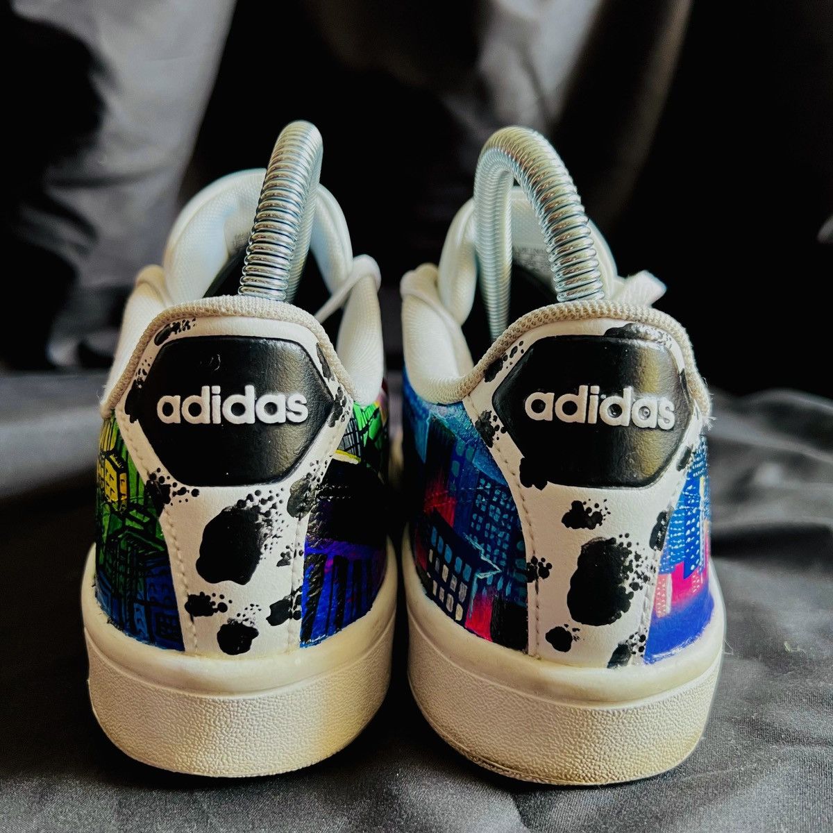 Adidas Thrifted & CUSTOMIZED - Across the Spiderverse Adidas Size US 7 / IT 37 - 4 Thumbnail